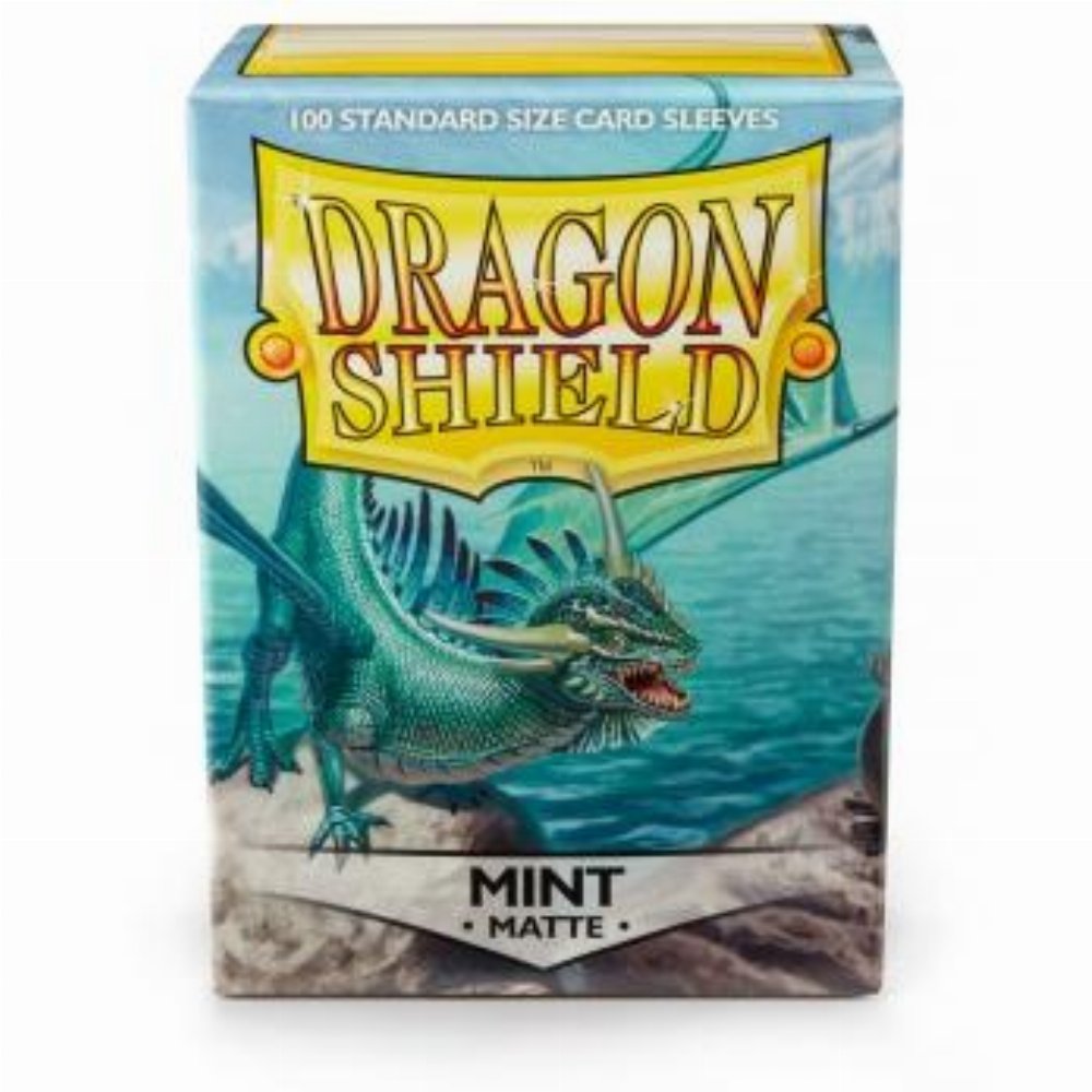 Dragon Shield Sleeves Standard Size – Matte Mint (100 Sleeves)