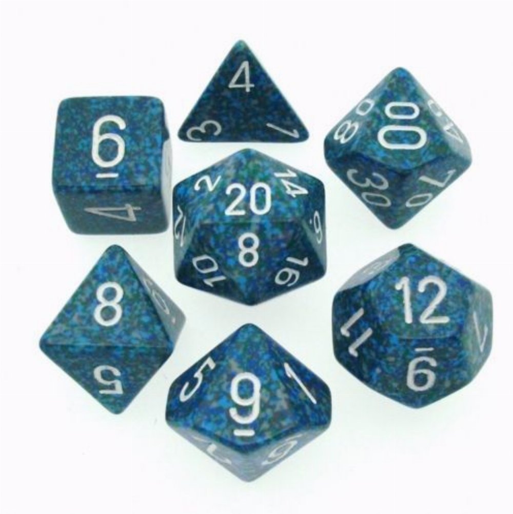 Σετ Ζάρια – 7 Dice Set Speckled Polyhedral Sea