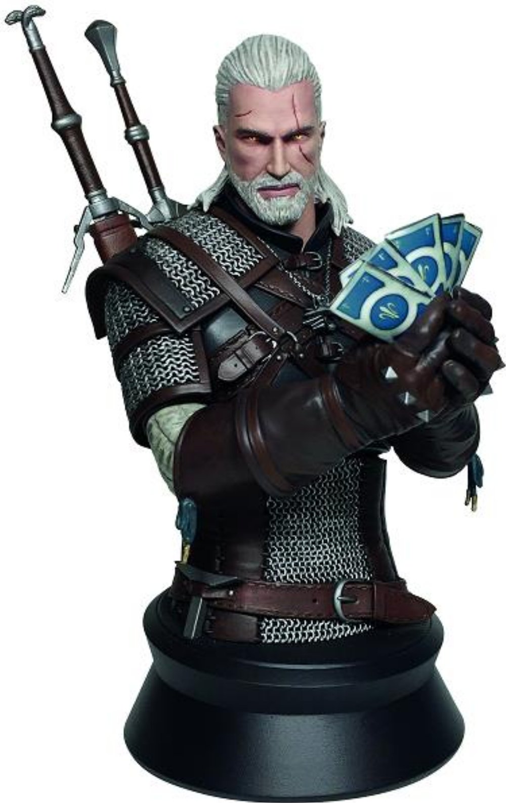 The Witcher 3: The Wild Hunt – Geralt Gwent Bust Statue (22cm)