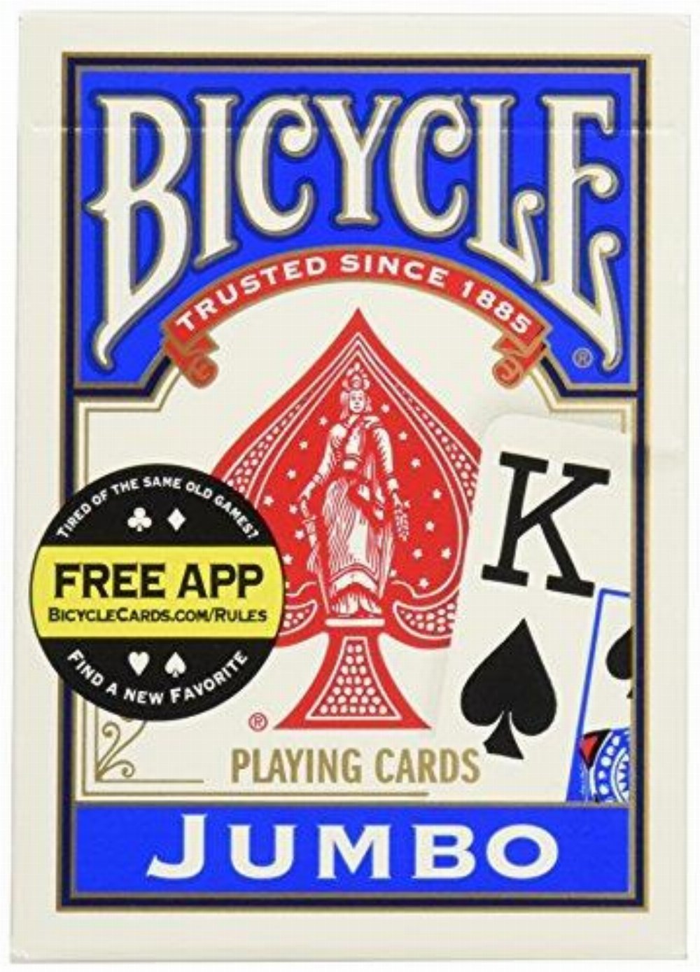 Τράπουλα Bicycle – Jumbo (Blue)