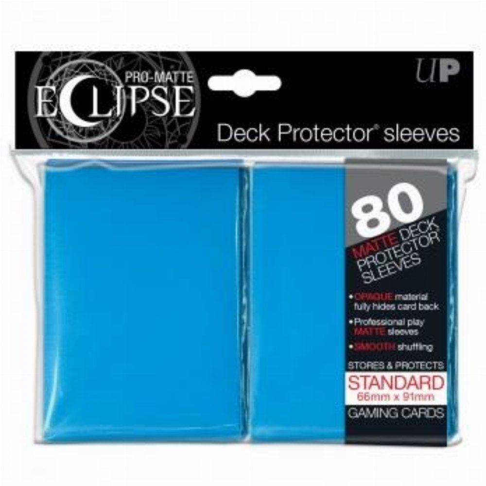 Ultra Pro Card Sleeves Standard Size 80ct – PRO-Matte Light Blue