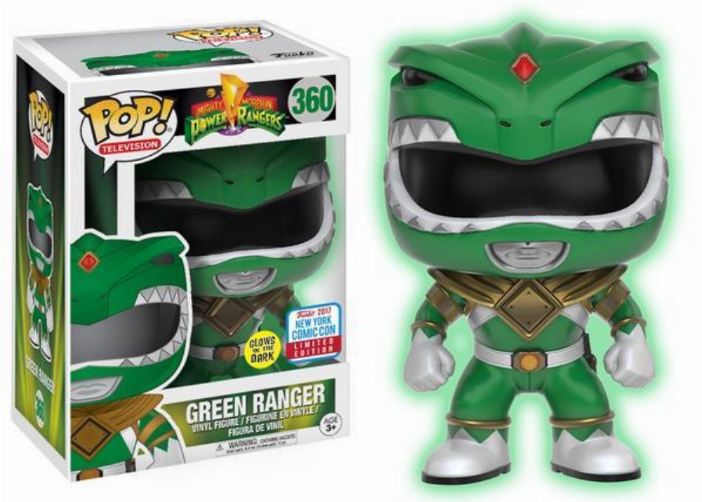 Φιγούρα Funko POP! Power Rangers – Dark Green Ranger (GITD) #360 (NYCC 2017 Exclusive)