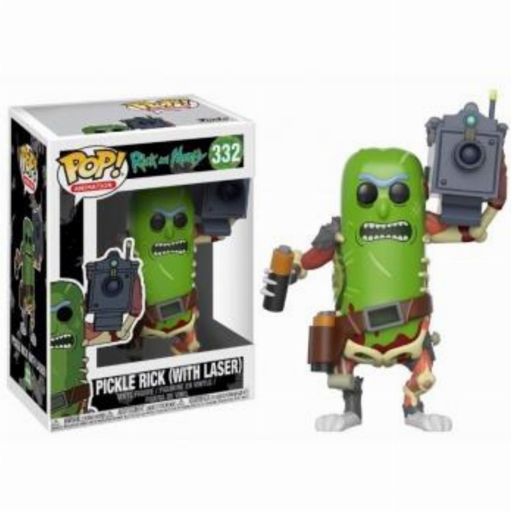 Φιγούρα Funko POP! Rick and Morty – Pickle Rick (With Laser) #332