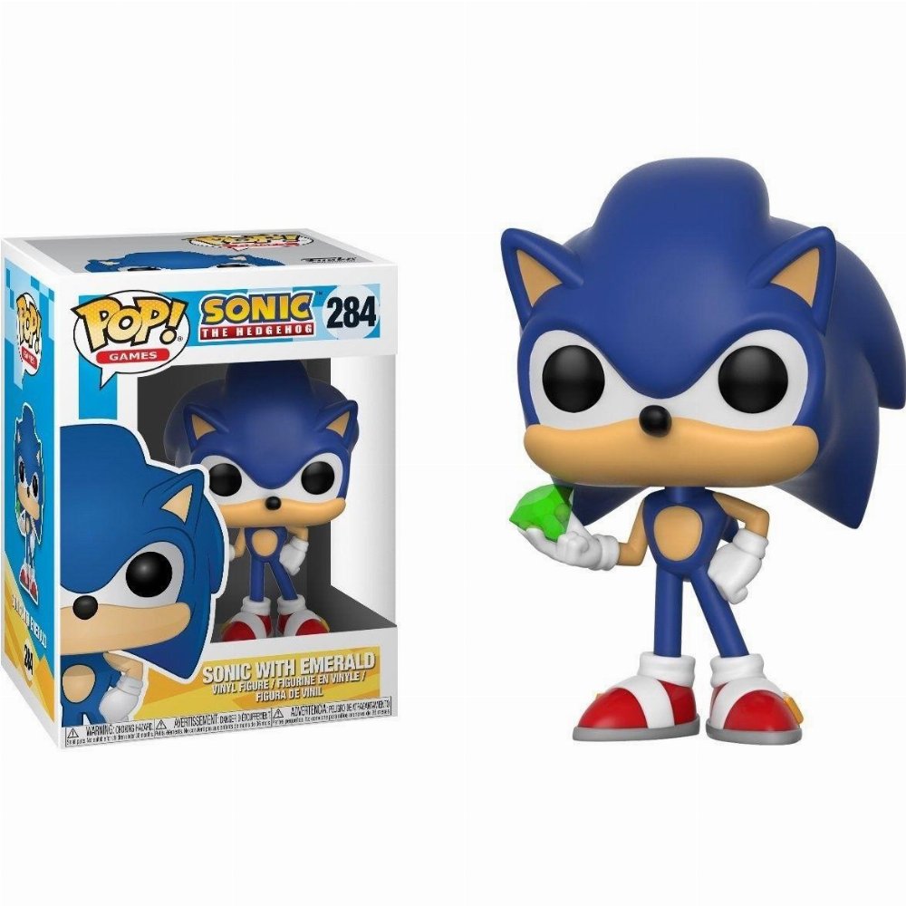 Φιγούρα Funko POP! Sonic the Hedgehog – Sonic the Hedgehog with Emerald #284