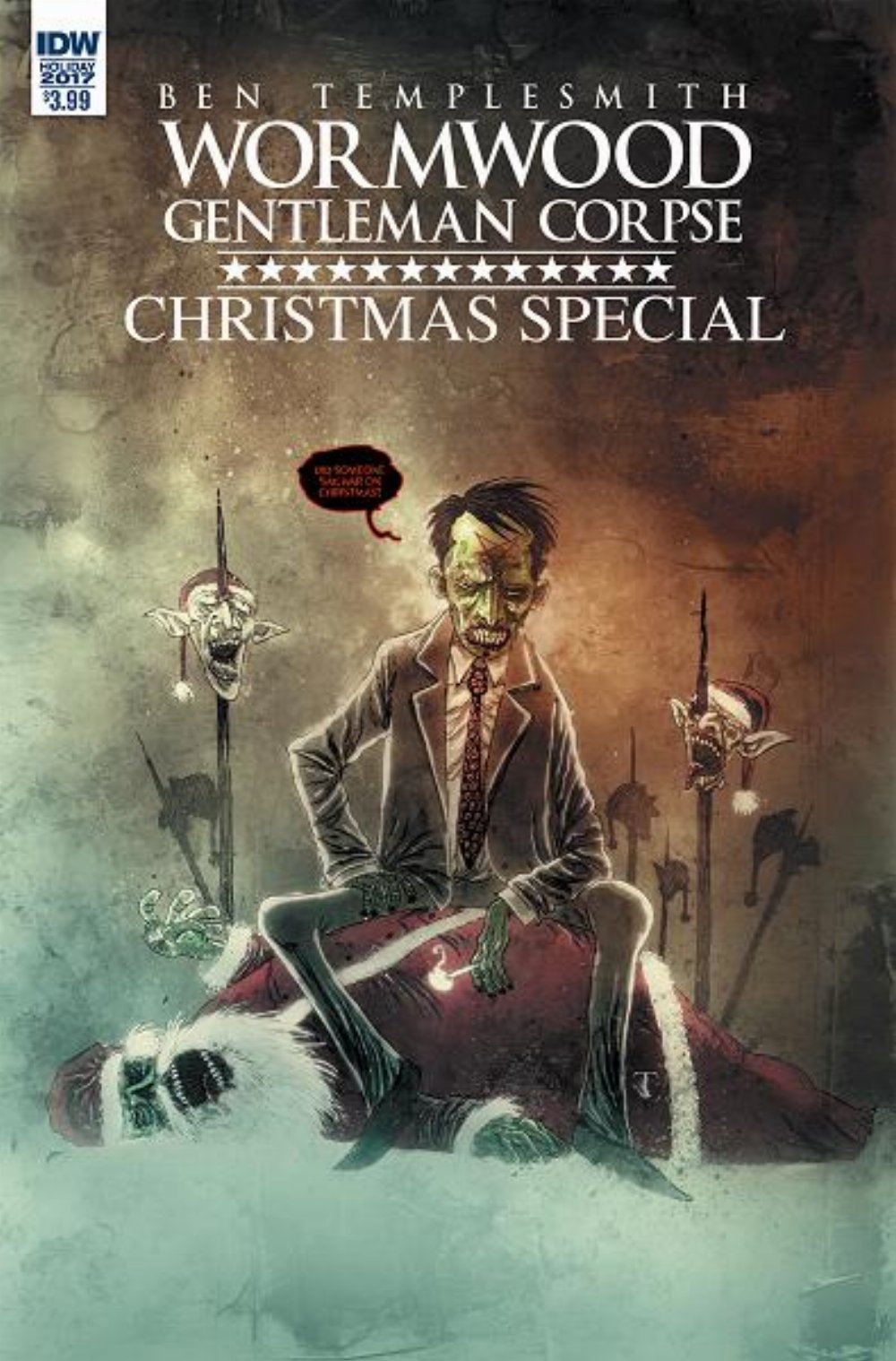 Τεύχος Κόμικ Wormwood Gentleman Corpse Christmas Cover B