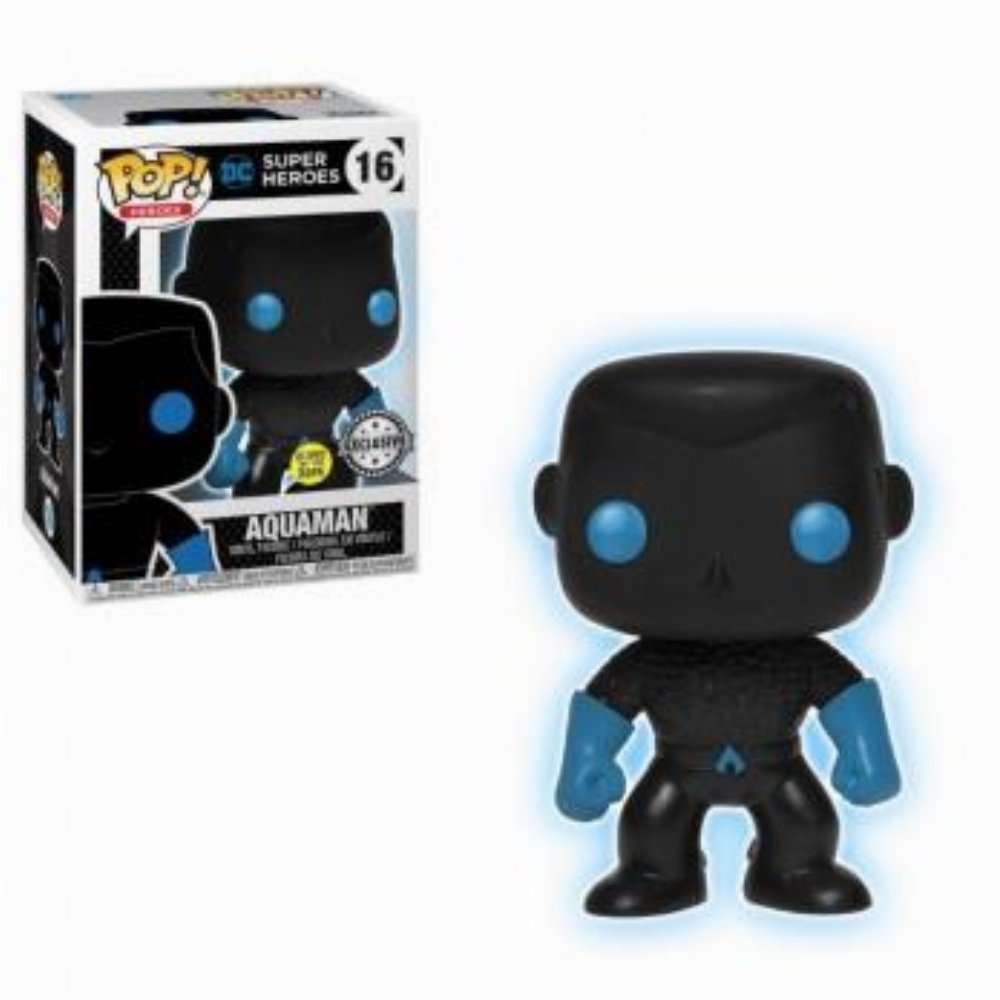 Φιγούρα Funko POP! DC Heroes – Aquaman Silhouette Glow in the Dark #16 (Exclusive)
