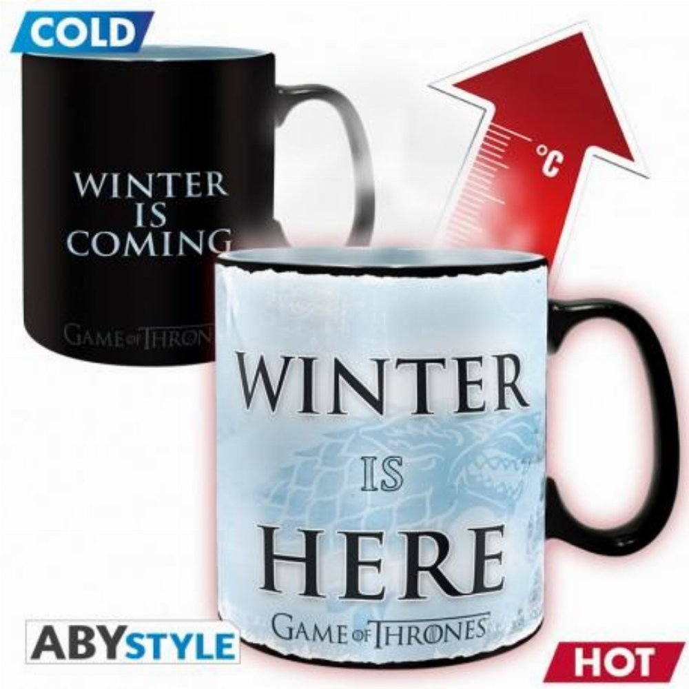 Game Of Thrones – Winter is here Heat Change Κεραμική Κούπα (460ml)