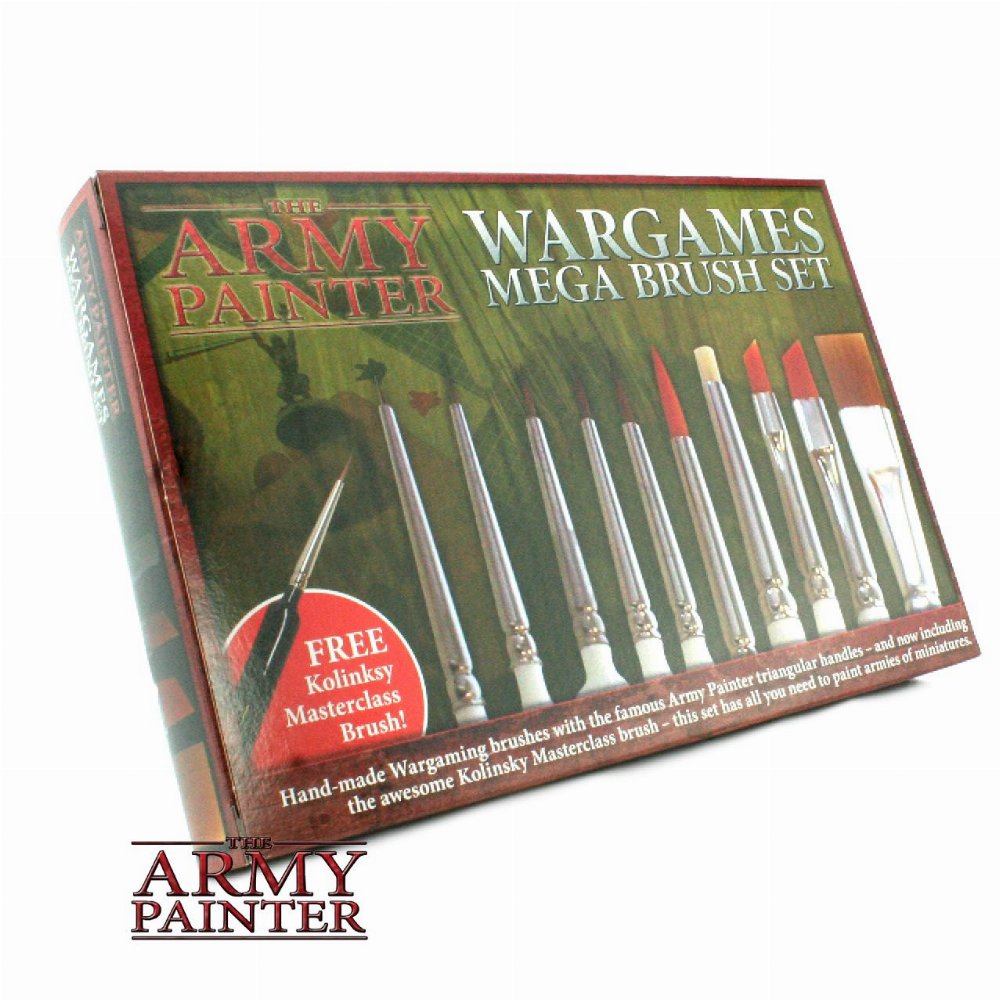 The Army Painter – Wargaming Mega Brush Set