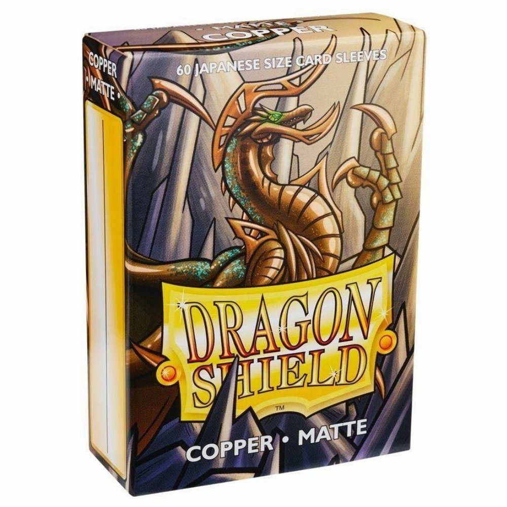 Dragon Shield Sleeves Japanese Small Size – Matte Copper (60 Sleeves)