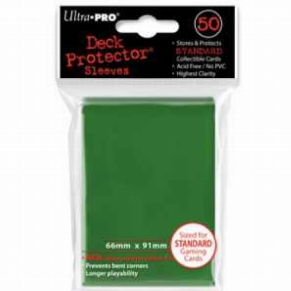 Ultra Pro Card Sleeves Standard Size 50ct – Green