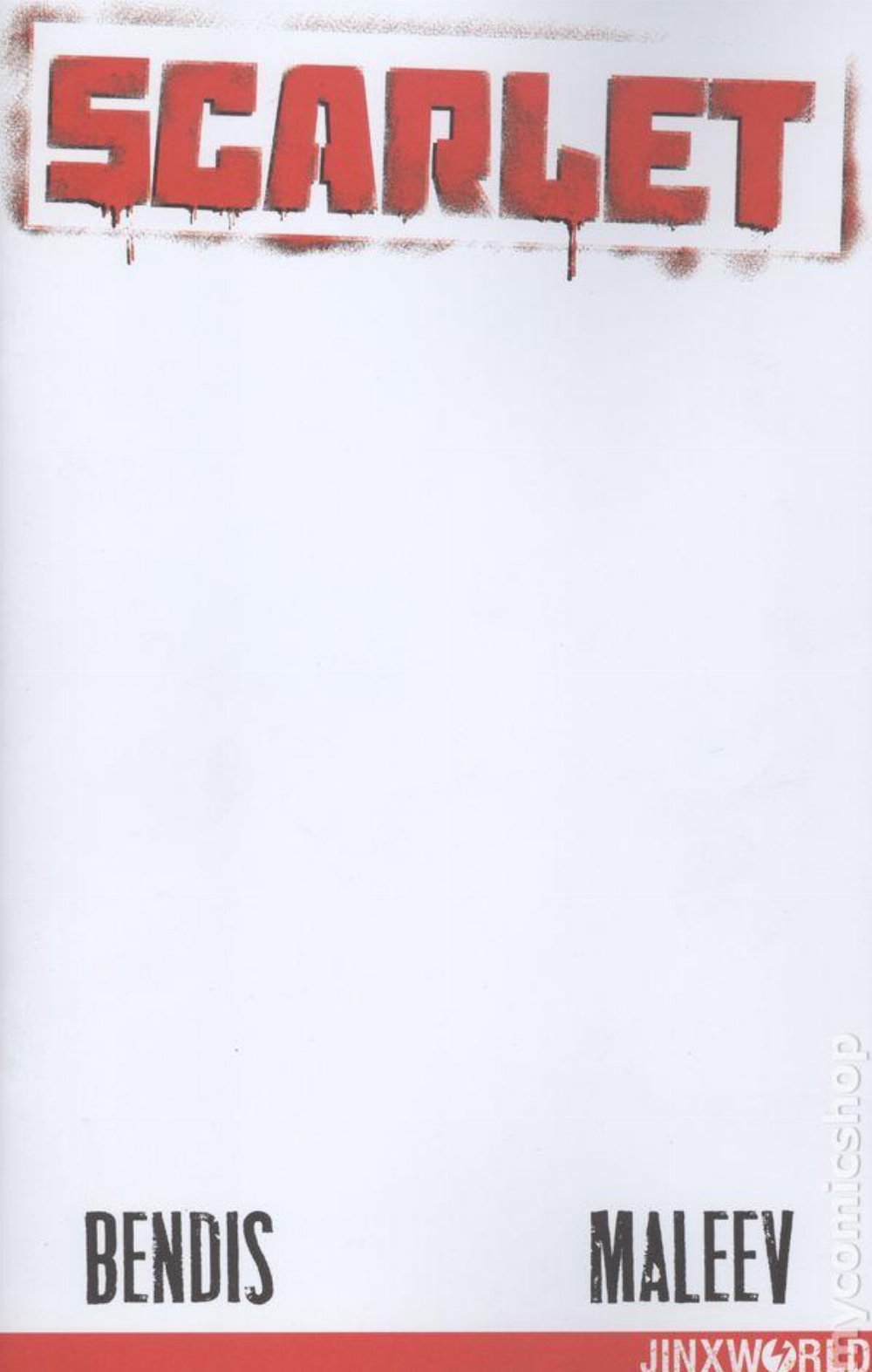 Τεύχος Κόμικ Scarlet #1 (Of 5) Blank Variant Cover
