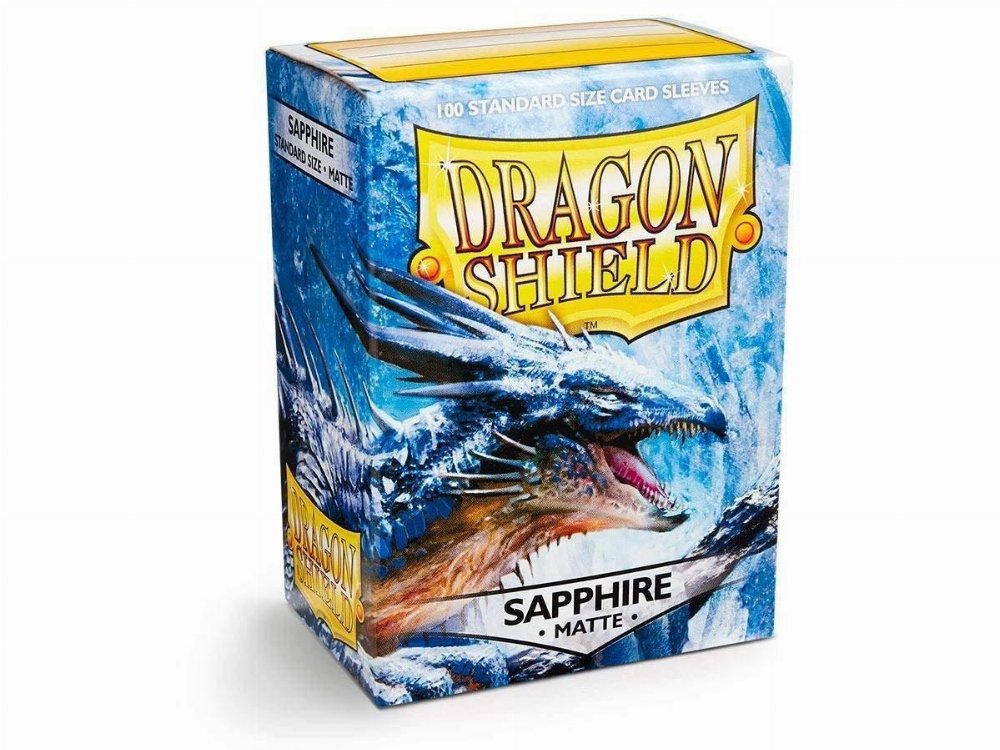 Dragon Shield Sleeves Standard Size – Matte Sapphire (100 Sleeves)