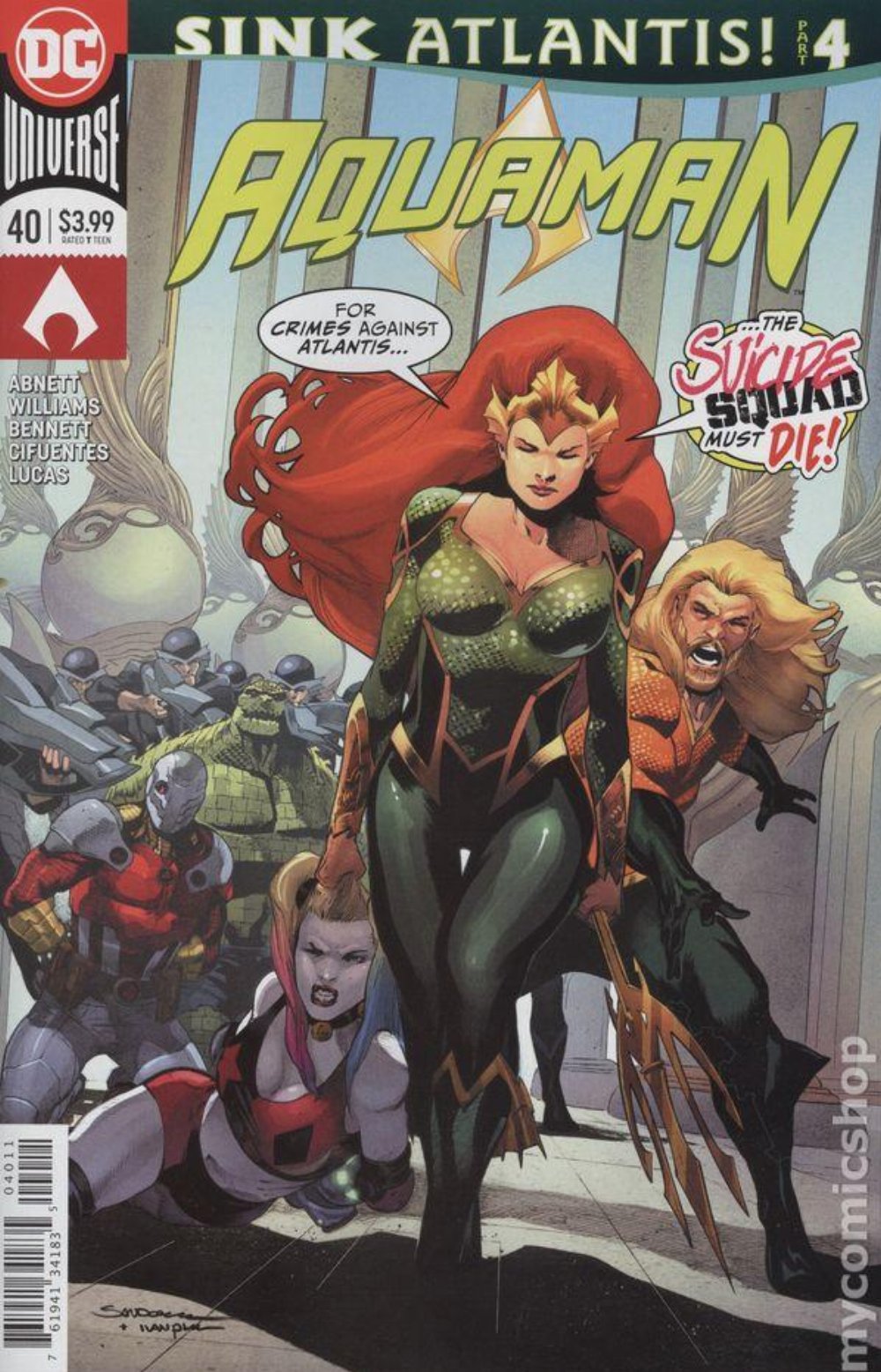 Τεύχος Κόμικ Aquaman #40 Sink Atlantis! Part 4