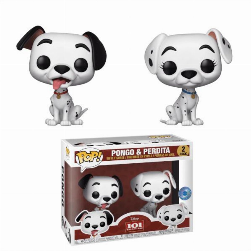 Φιγούρες Funko POP! 101 Dalmatians – Pongo & Perdita 2-Pack (PIAB Exclusive)