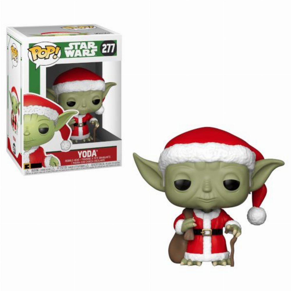 Φιγούρα Funko POP! Star Wars Holiday – Santa Yoda #277