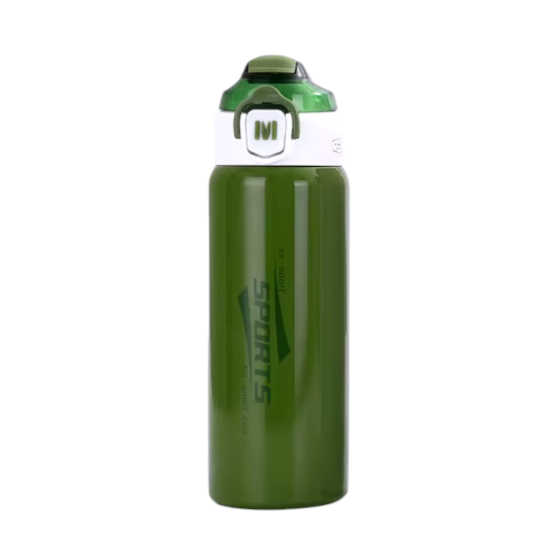 Φορητό παγούρι-θερμός – 600ml – 123705 – Green