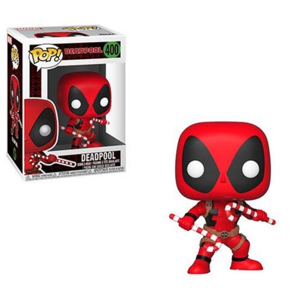 Φιγούρα Funko POP! Marvel – Holiday Deadpool with Candy Canes #400