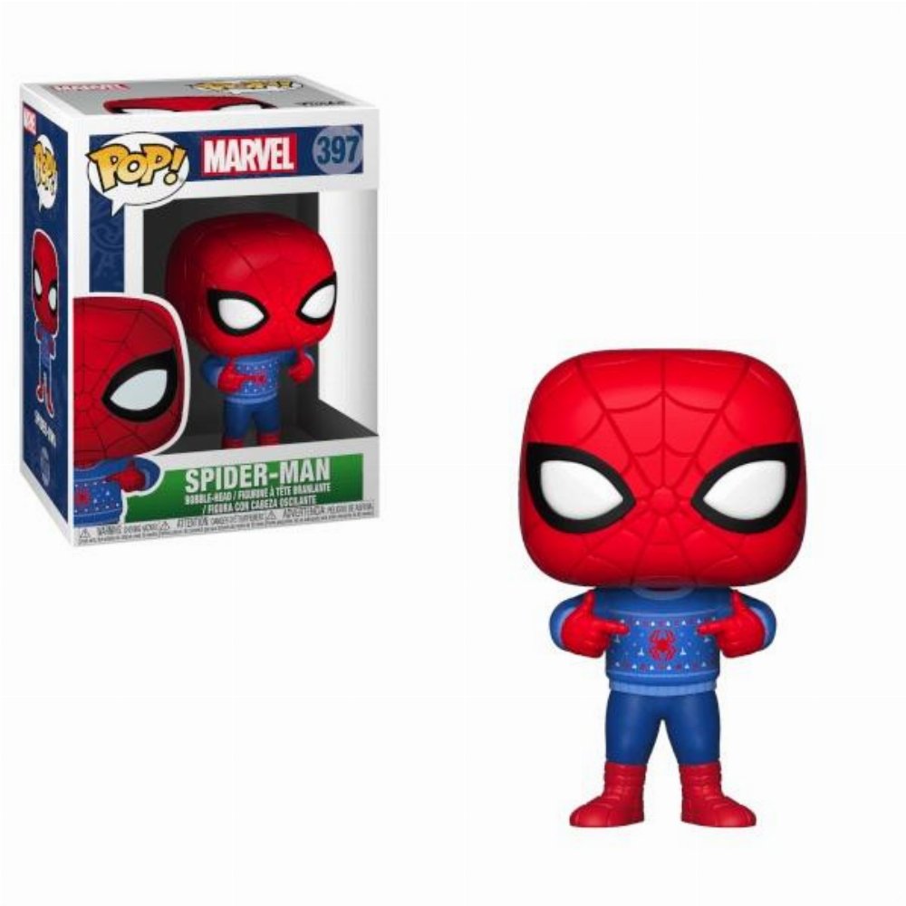 Φιγούρα Funko POP! Marvel – Holiday Spider-Man with Sweater #397