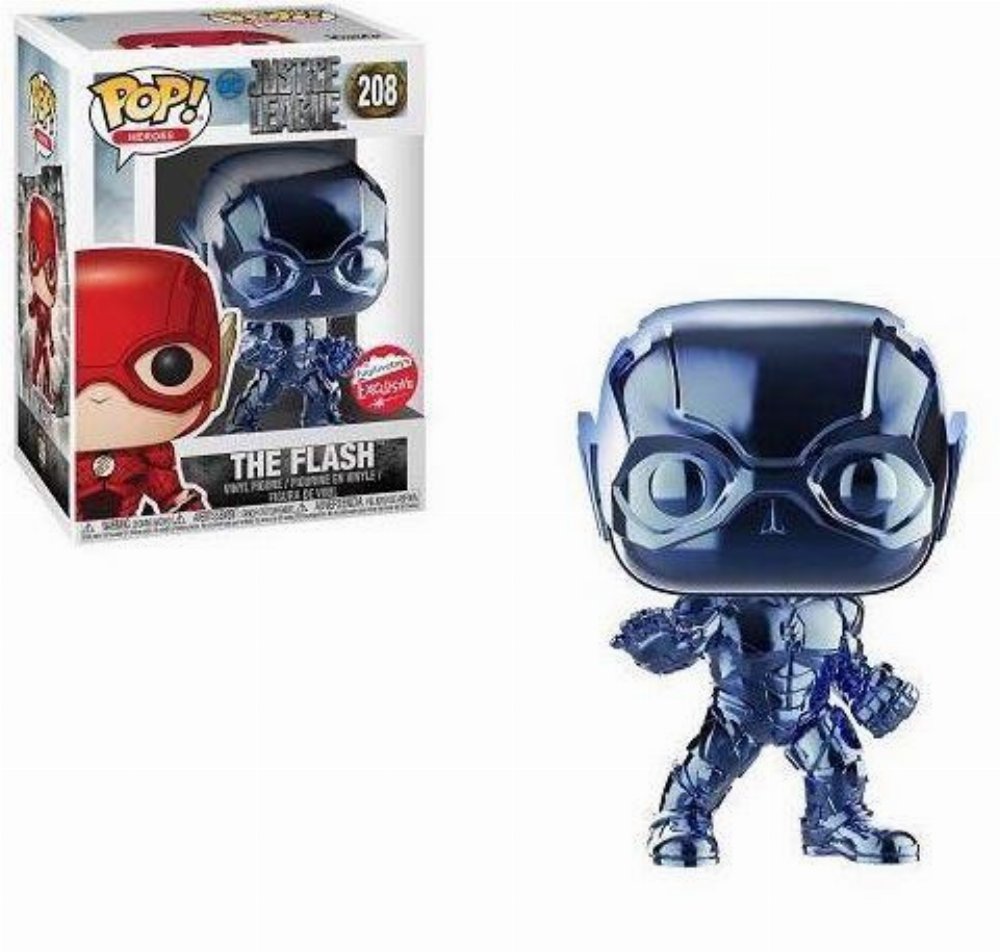 Φιγούρα Funko POP! DC Heroes: Justice League – The Flash (Blue Chrome) #208 (Limited)