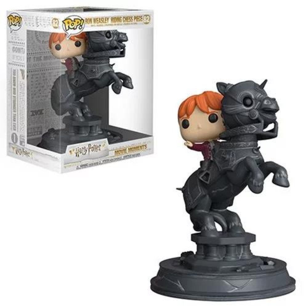 Φιγούρα Funko POP! Movie Moments: Harry Potter – Ron Weasley Riding Chess Piece #82