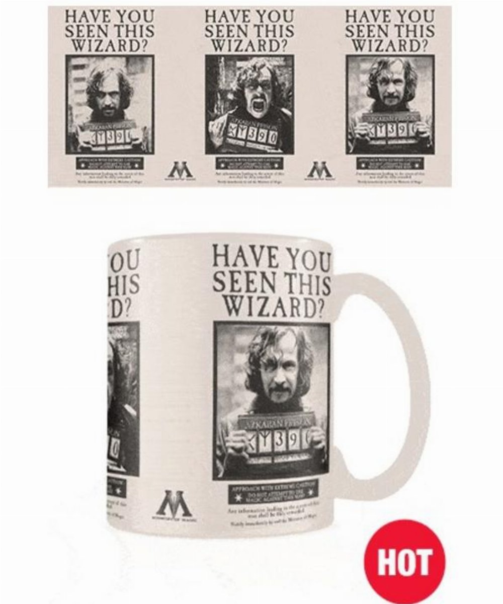 Harry Potter – Wanted Sirius Black Heat Change Κεραμική Κούπα (315ml)