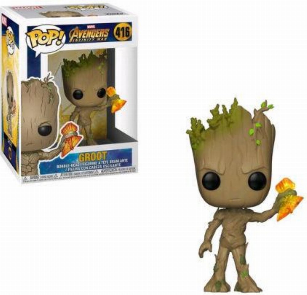 Φιγούρα Funko POP! Avengers: Infinity War – Groot (with Stormbreaker) #416