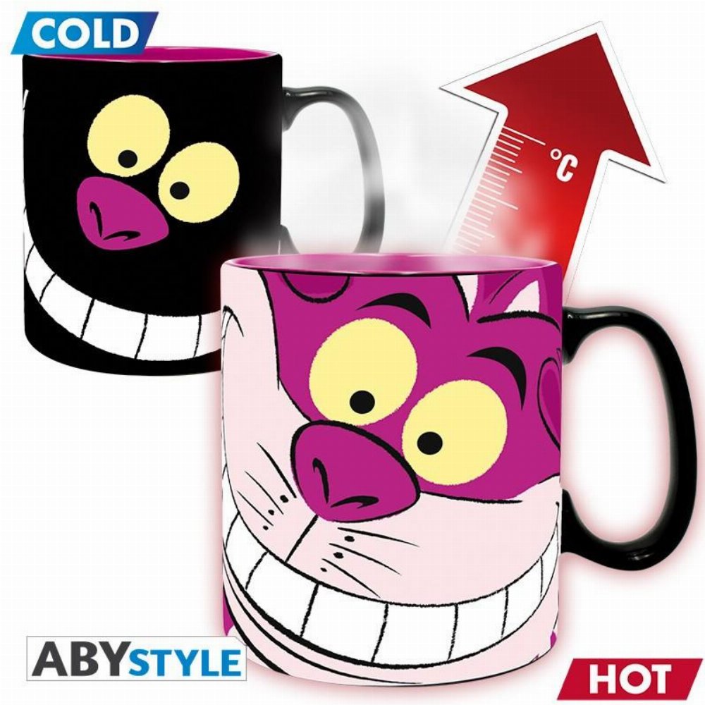 Κεραμική Κούπα Alice in Wonderland – Cheshire Heat Change Mug (460ml)
