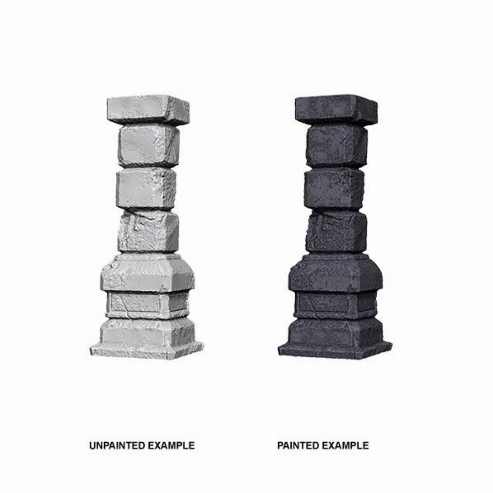 WizKids Deep Cuts Miniatures – 4x Pillars