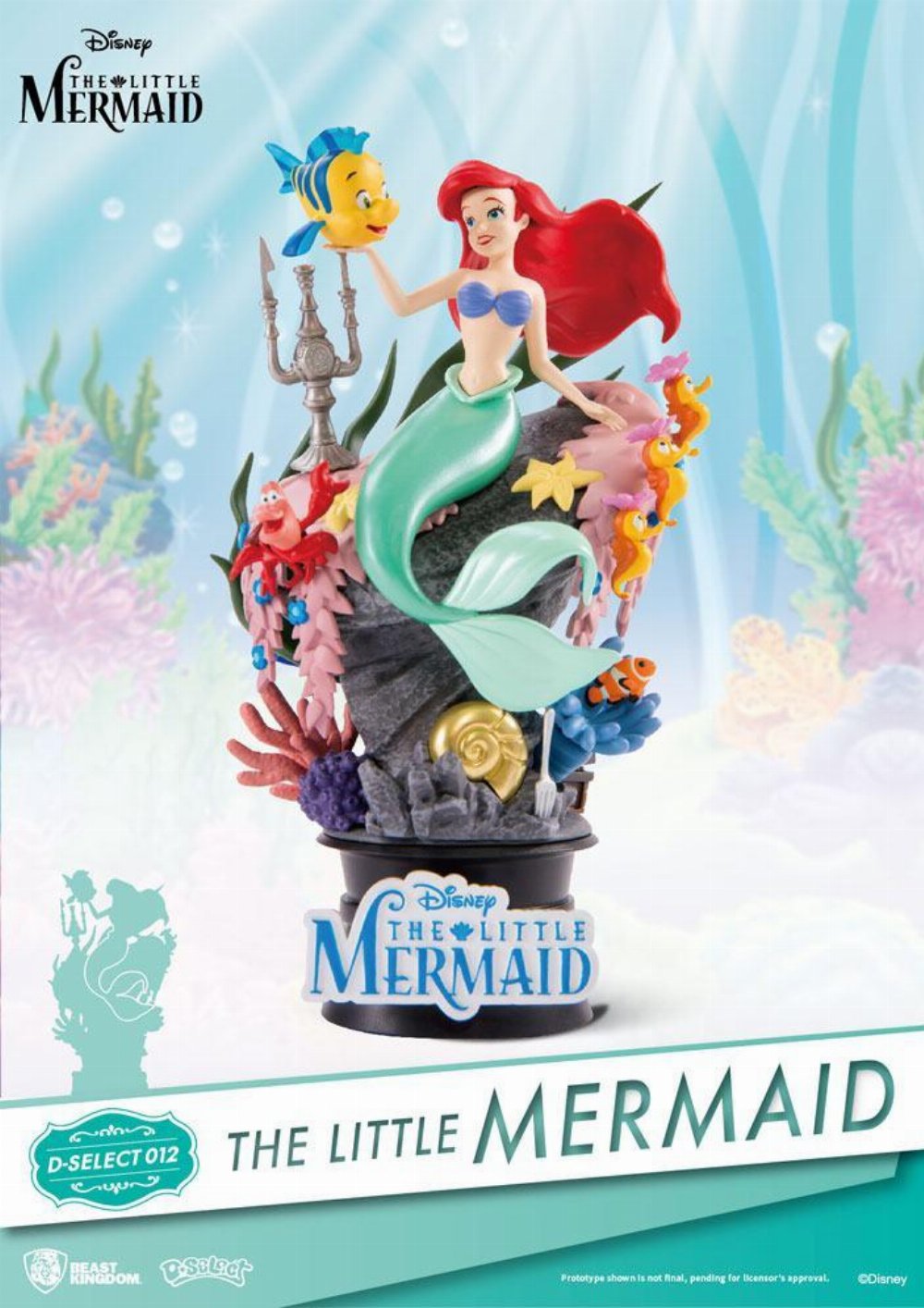 Disney: D-Select – The Little Mermaid Φιγούρα Αγαλματίδιο (15cm)