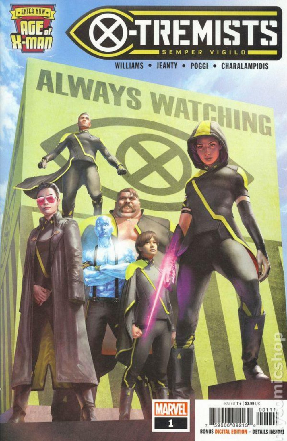 Τεύχος Κόμικ Age of X-Man: X-Tremists #1 (Of 5)