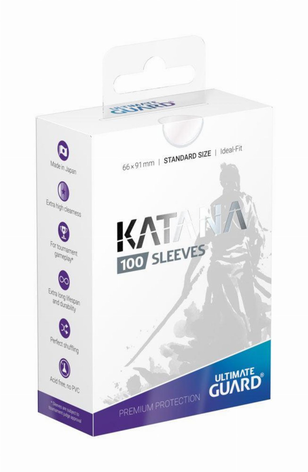 Ultimate Guard Katana Card Sleeves Standard Size 100ct – White