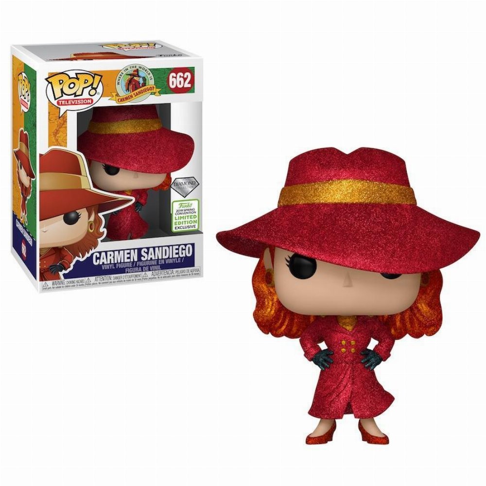 Φιγούρα Funko POP! Where in the World is Carmen Sandiego? – Carmen Sandiego (Diamond Collection) #662 (ECCC 2019 Exclusive)