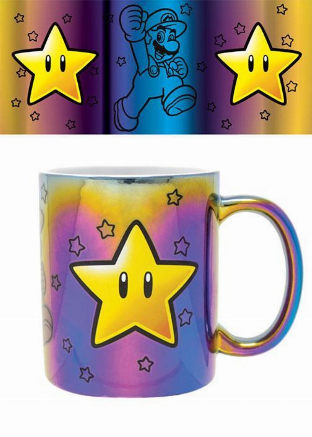 Κεραμική Κούπα Super Mario – Star Power Metallic Mug