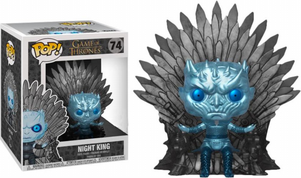 Φιγούρα Funko POP! Deluxe: Game of Thrones – Night King Sitting on Throne (Metallic) #74 (Exclusive)