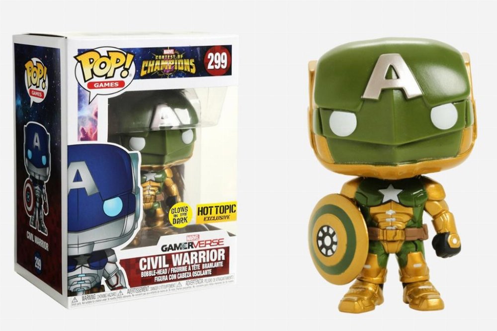 Φιγούρα Funko POP! Contest of Champions – Civil Warrior (GITD) #299 (Exclusive)
