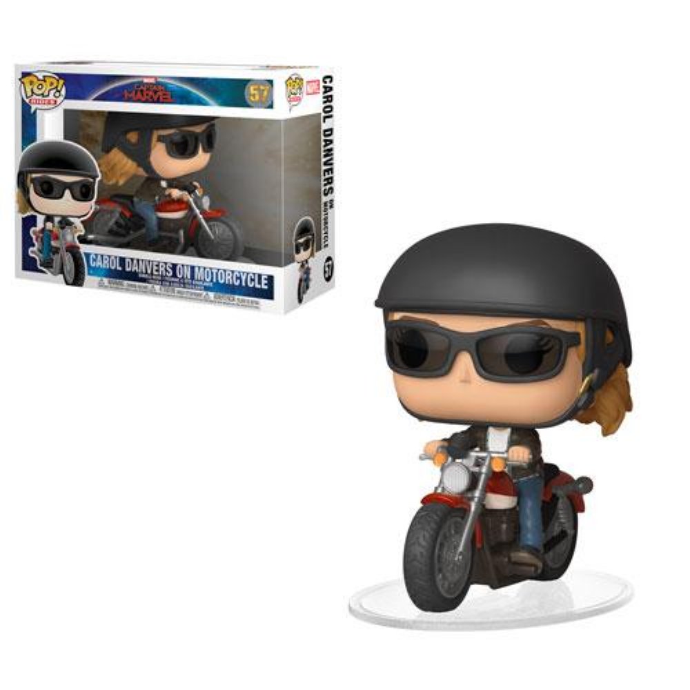 Φιγούρα Funko POP! Rides: Captain Marvel – Carol Danvers on Motorcycle #57