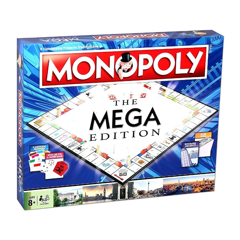 Επιτραπέζιο Παιχνίδι Monopoly: Mega Edition