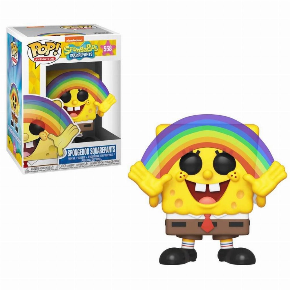 Φιγούρα Funko POP! Spongebob Squarepants – Spongebob Squarepants (with Rainbow) #558