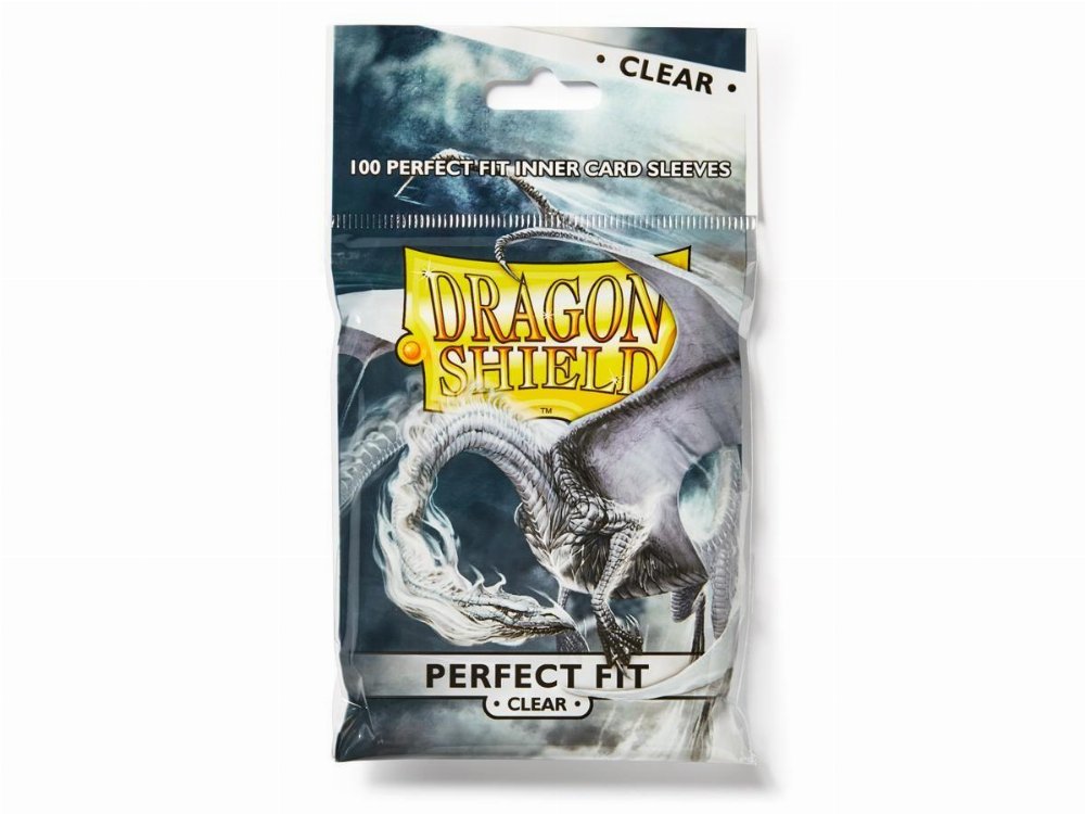 Dragon Shield Sleeves Standard Size – Clear Perfect Fit (100ct)