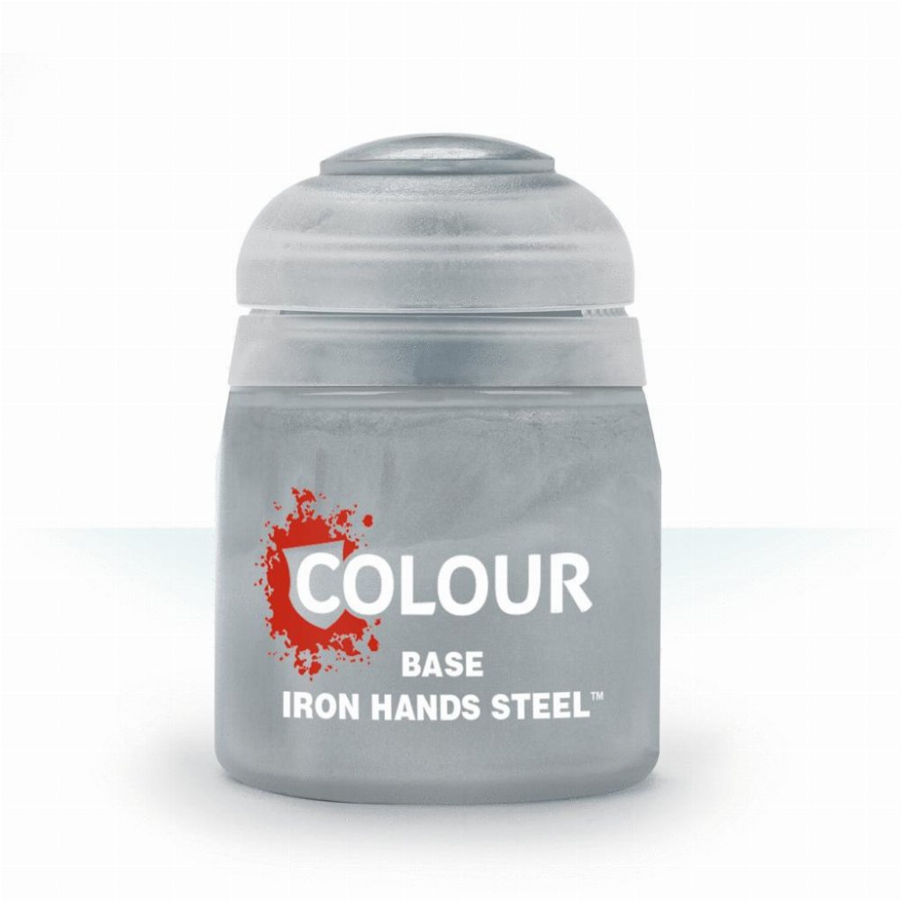 Citadel Base – Iron Hands Steel Χρώμα Μοντελισμού (12ml)