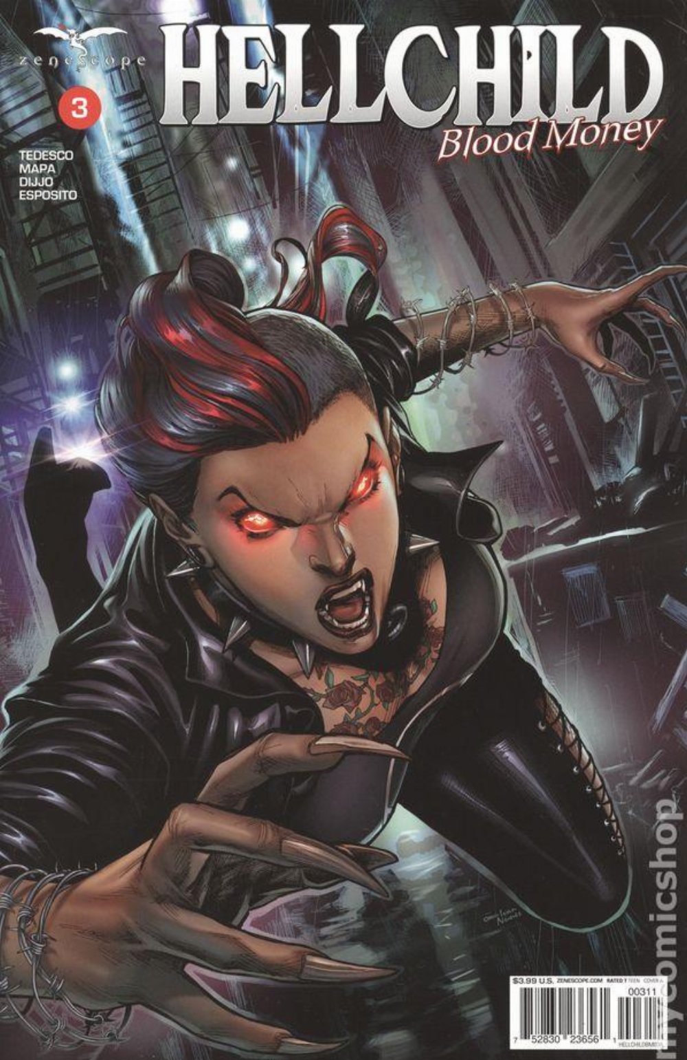 Τεύχος Κόμικ Hellchild Blood Money #3 (Of 4)