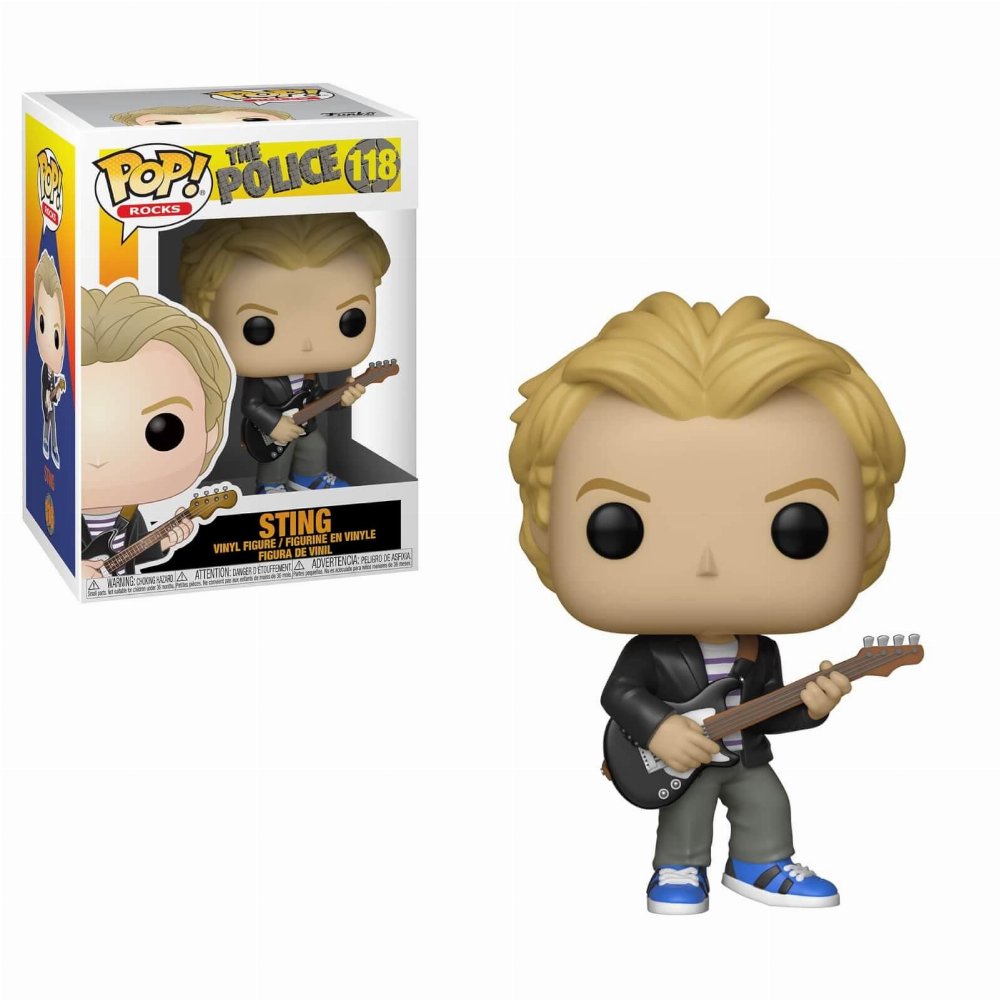 Φιγούρα Funko POP! The Police – Sting #118