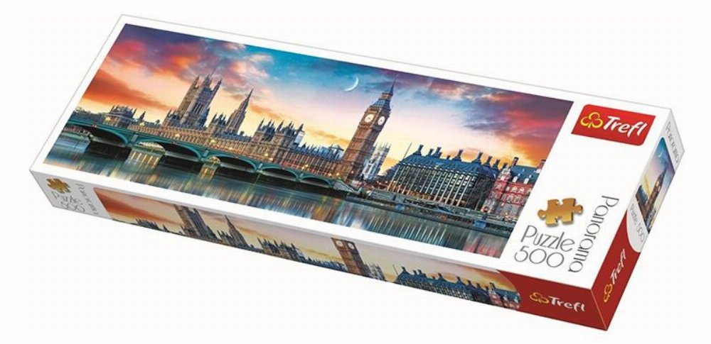 Παζλ 500 κομμάτια – Panorama Big Ben and Palace of Westminster, London