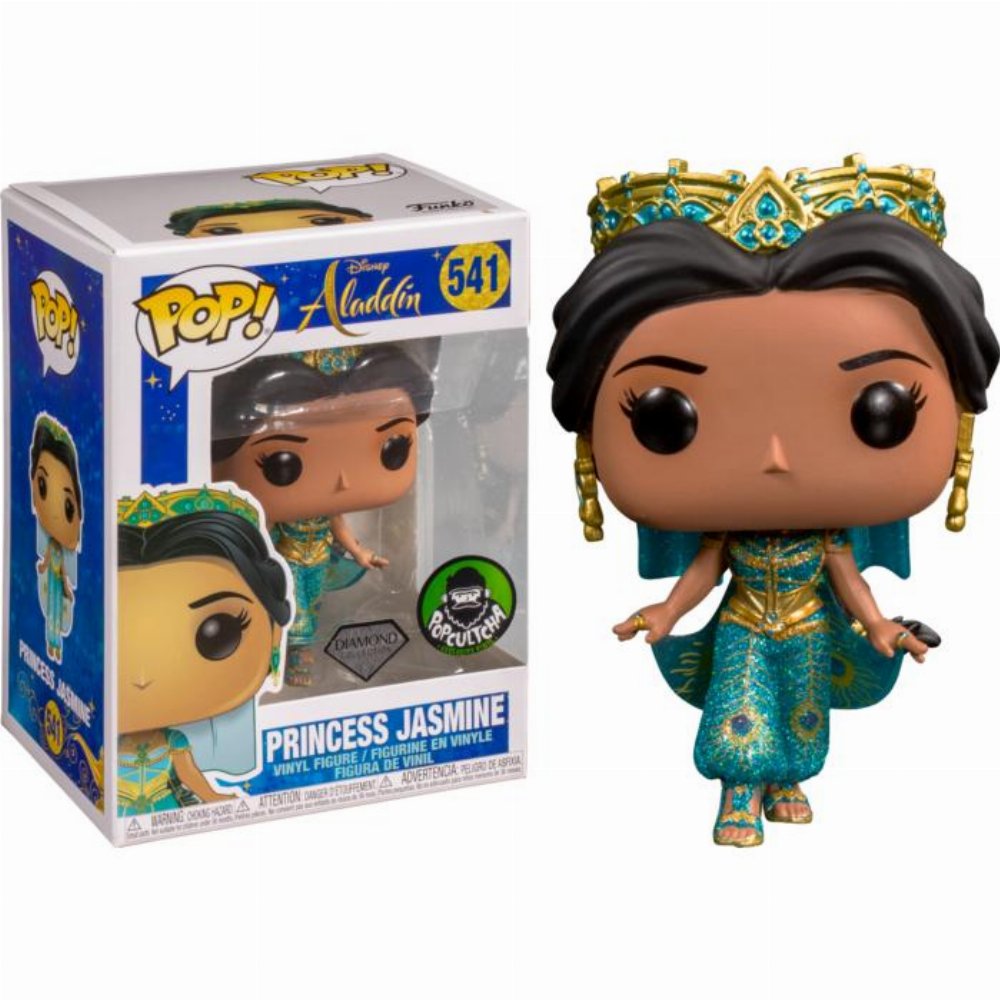 Φιγούρα Funko POP! Aladdin – Princess Jasmine (Diamond Collection) #541 (Popcultcha Exclusive)