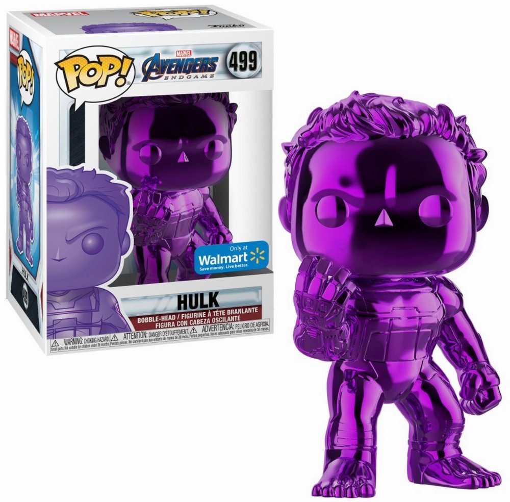 Φιγούρα Funko POP! Avengers: Endgame – Hulk Purple Chrome #499 (Exclusive)