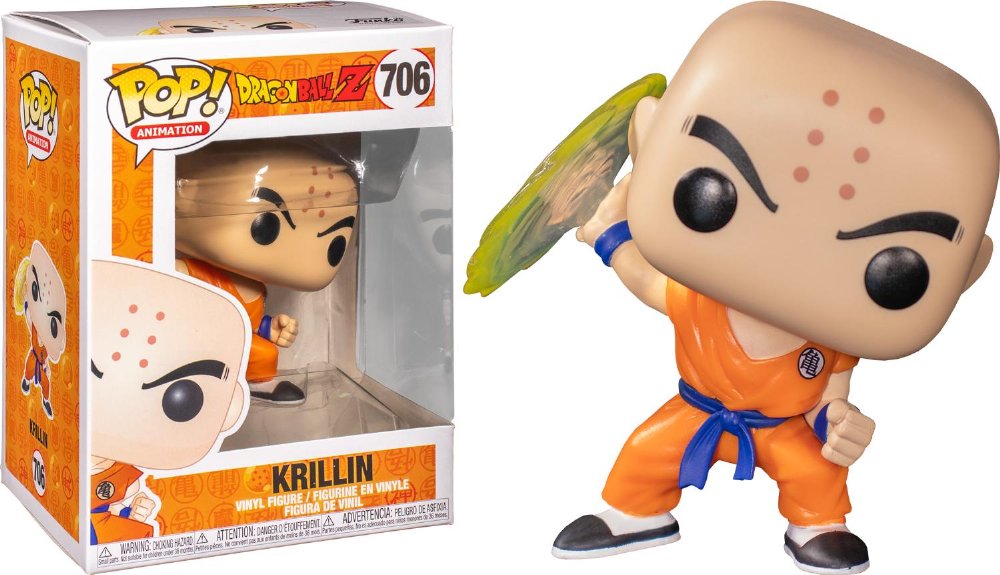 Φιγούρα Funko POP! Dragon Ball Z S7 – Krillin with Destructo Disc #706