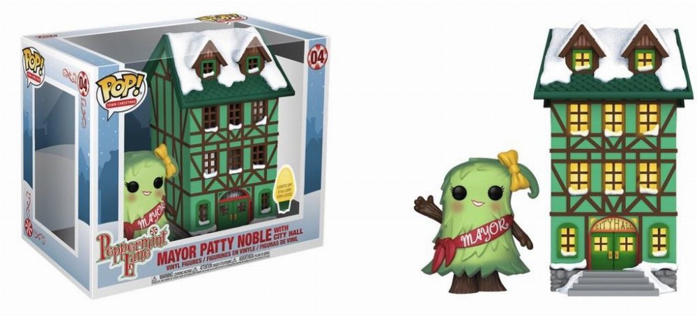 Φιγούρα Funko POP! Peppermint Lane – Town Hall & Mayor Patty Noble (Light-Up) #04