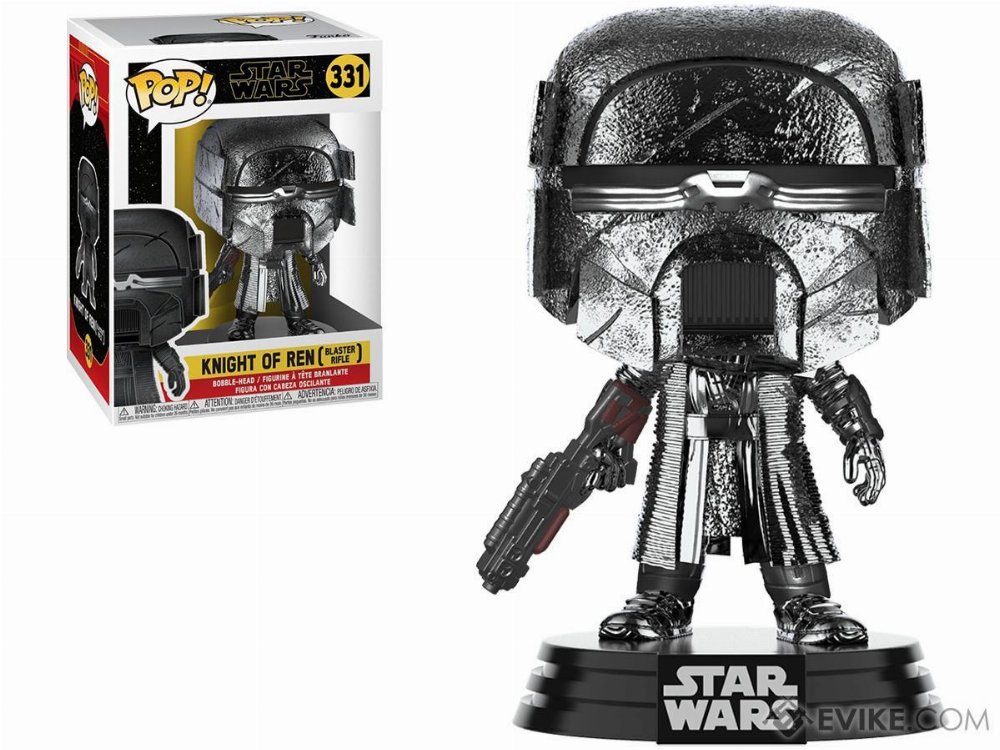 Φιγούρα Funko POP! Star Wars E9 Rise of the Skywalker – Knights of Ren Blaster (Hematite Chrome) #331