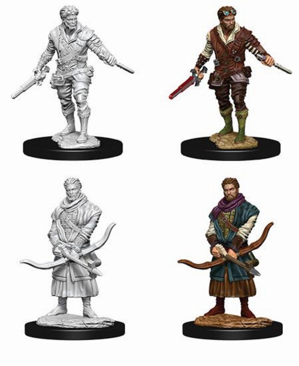 D&D Nolzur’s Marvelous Miniatures – 2x Male Human Rogue
