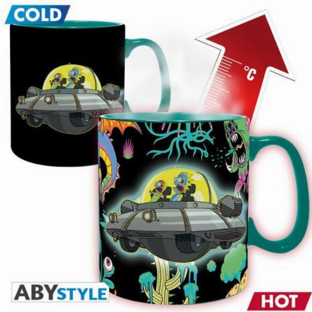 Rick and Morty – Spaceship Heat Change Κεραμική Κούπα (460ml)